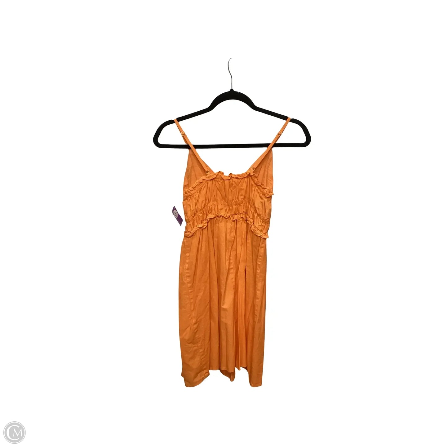 Dress Casual Short By Sim & Sam In Orange, Size: Xs