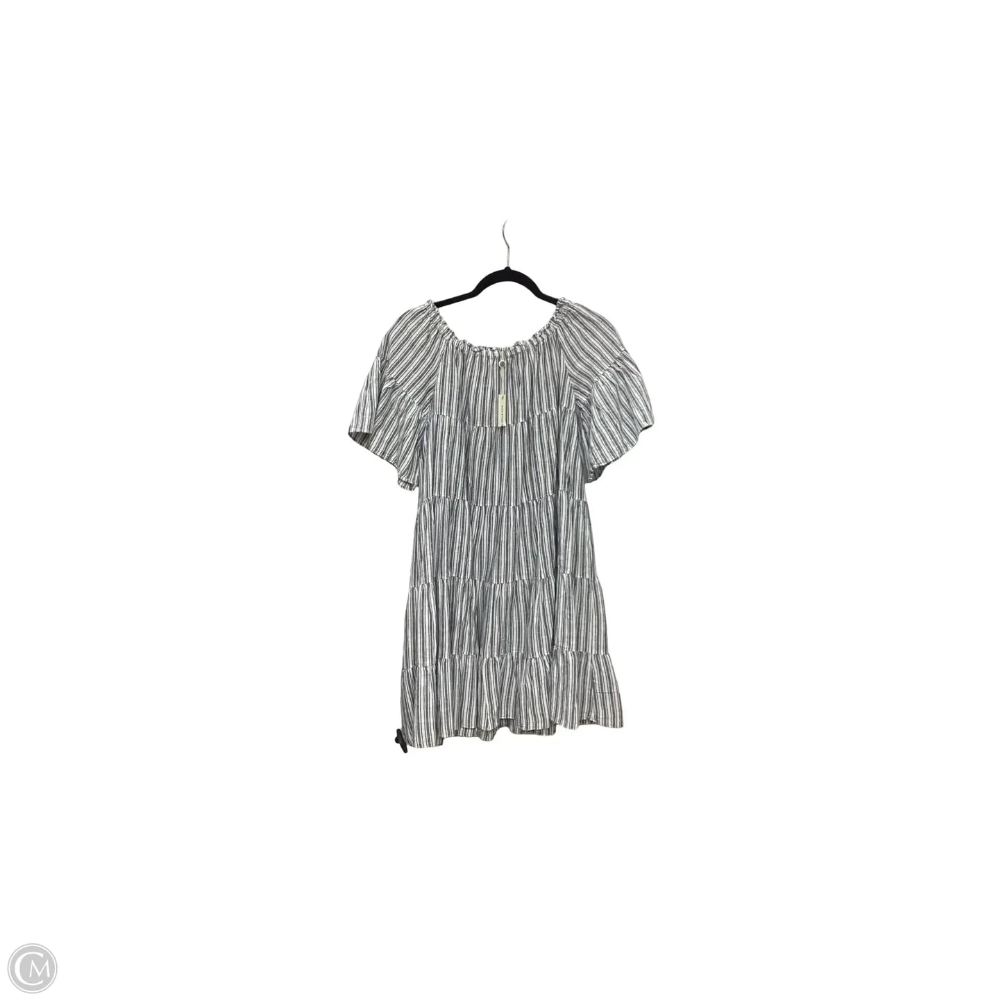 Dress Casual Short By Max Studio In Striped Pattern, Size: M