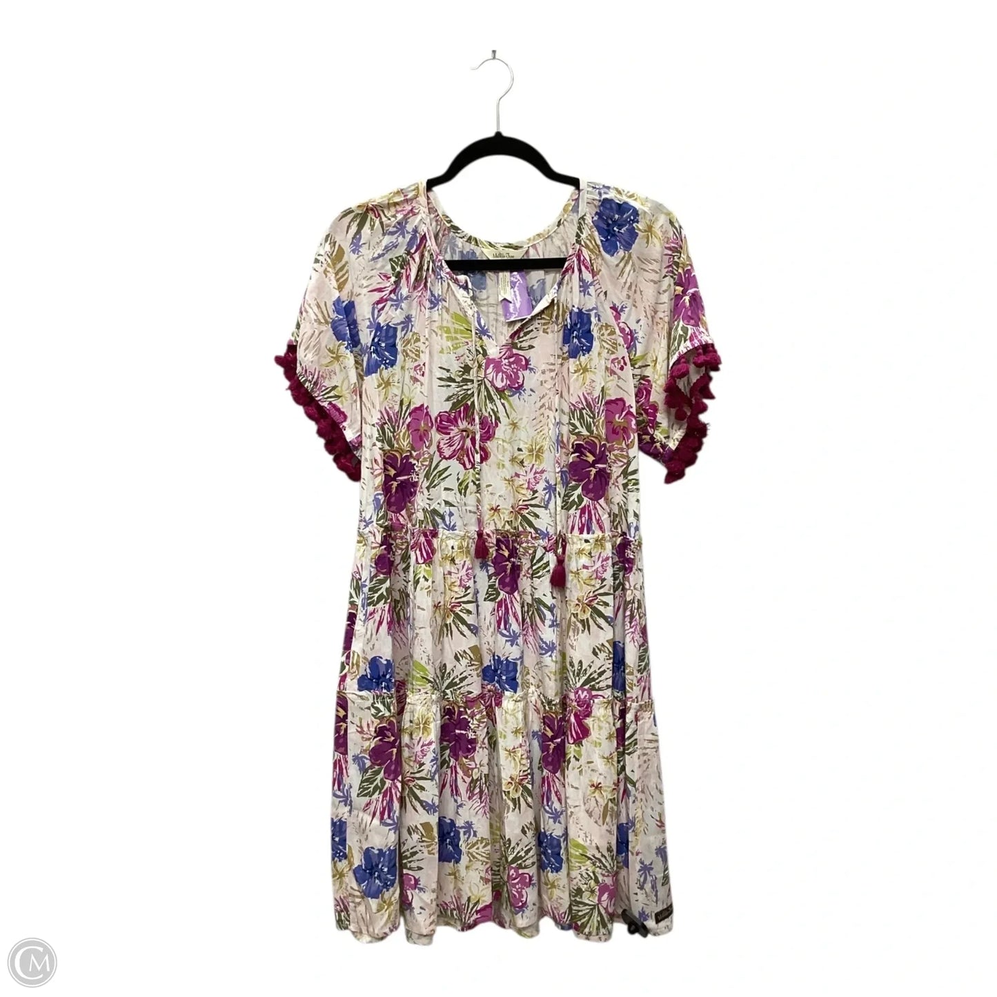 Dress Casual Short By Matilda Jane In Floral Print, Size: Xs