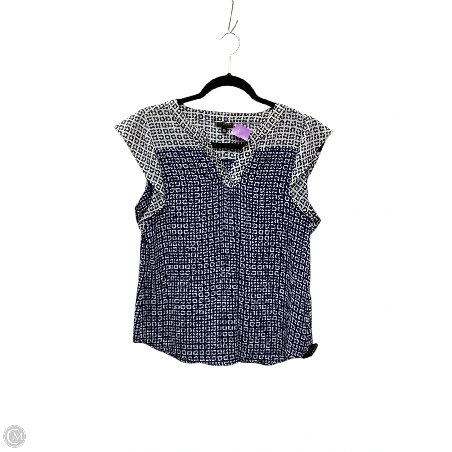 Top Sleeveless By Talbots In Blue, Size: Mp