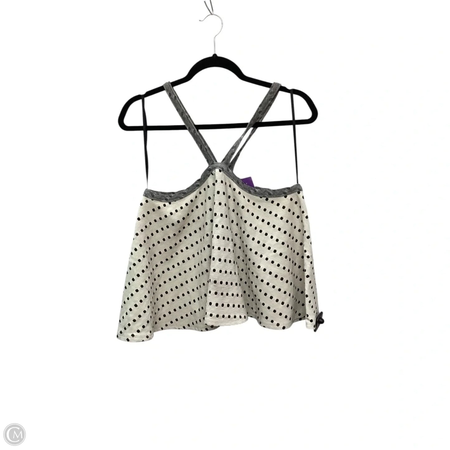 Top Sleeveless By Clothes Mentor In Polkadot Pattern, Size: M