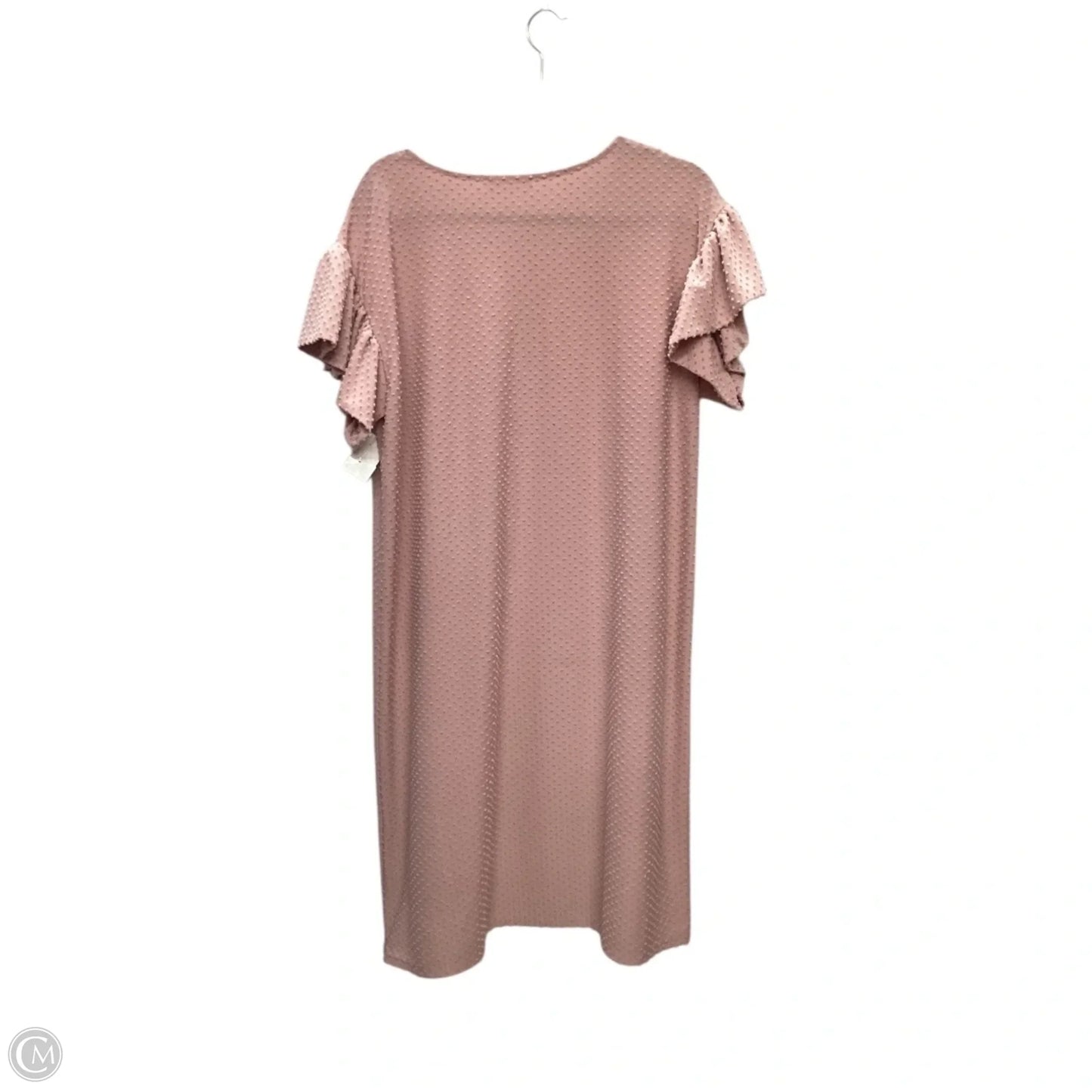 Dress Casual Midi By Reborn J In Pink, Size: 2x