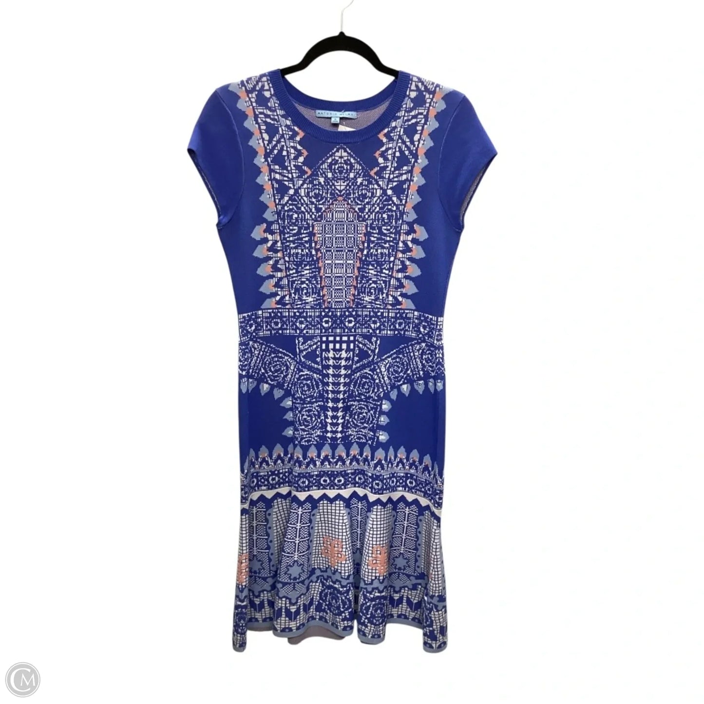 Dress Casual Midi By Antonio Melani In Blue, Size: S