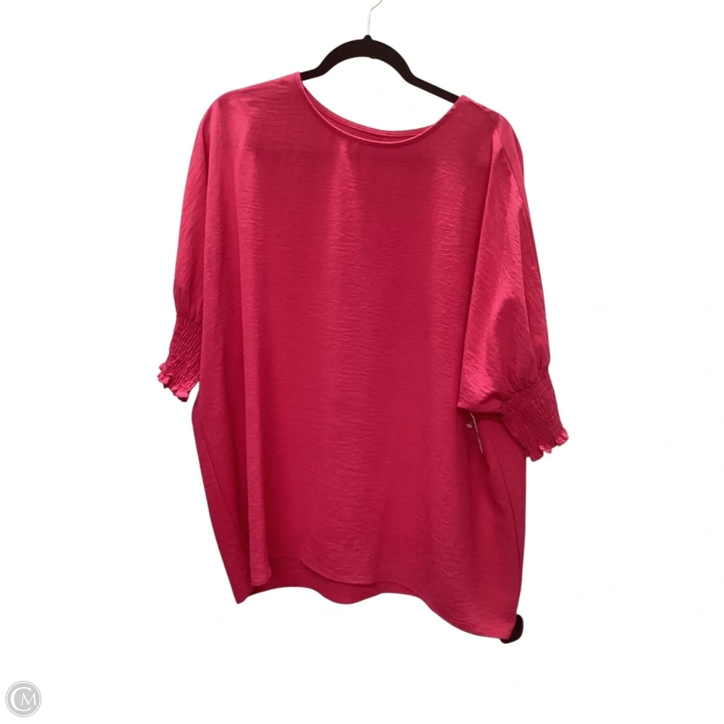 Top Short Sleeve By Clothes Mentor In Pink, Size: M