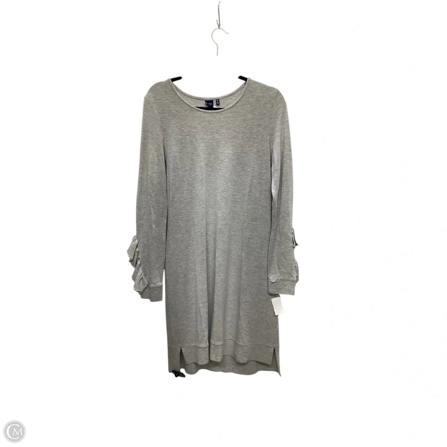 Dress Casual Midi By Kaari Blue In Grey, Size: M