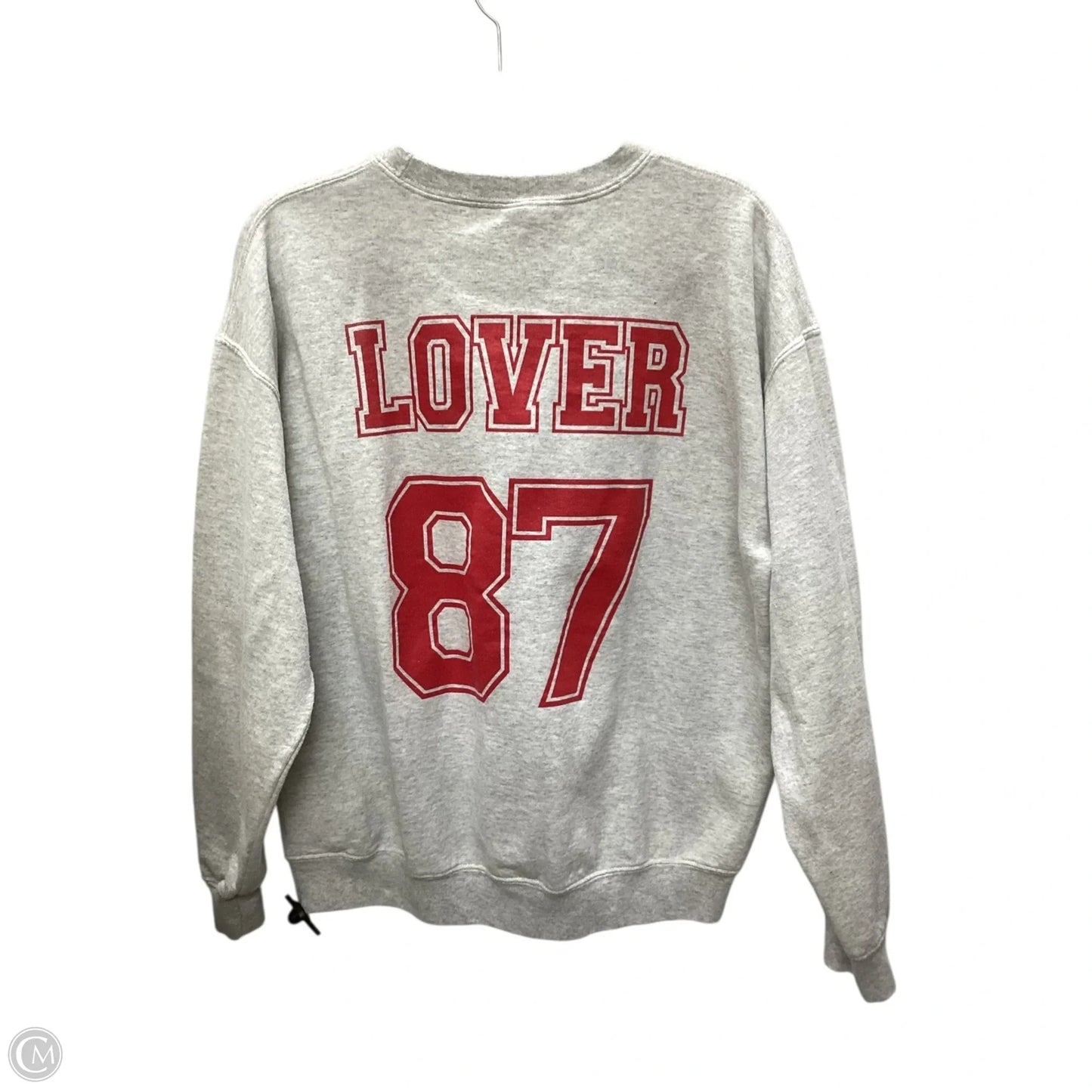 Sweatshirt Crewneck By Gildan In Grey, Size: L