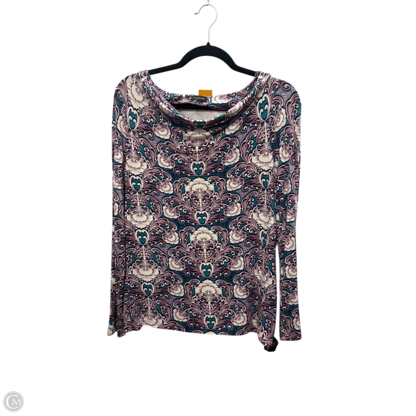 Top Long Sleeve By Talbots In Multi-colored, Size: S