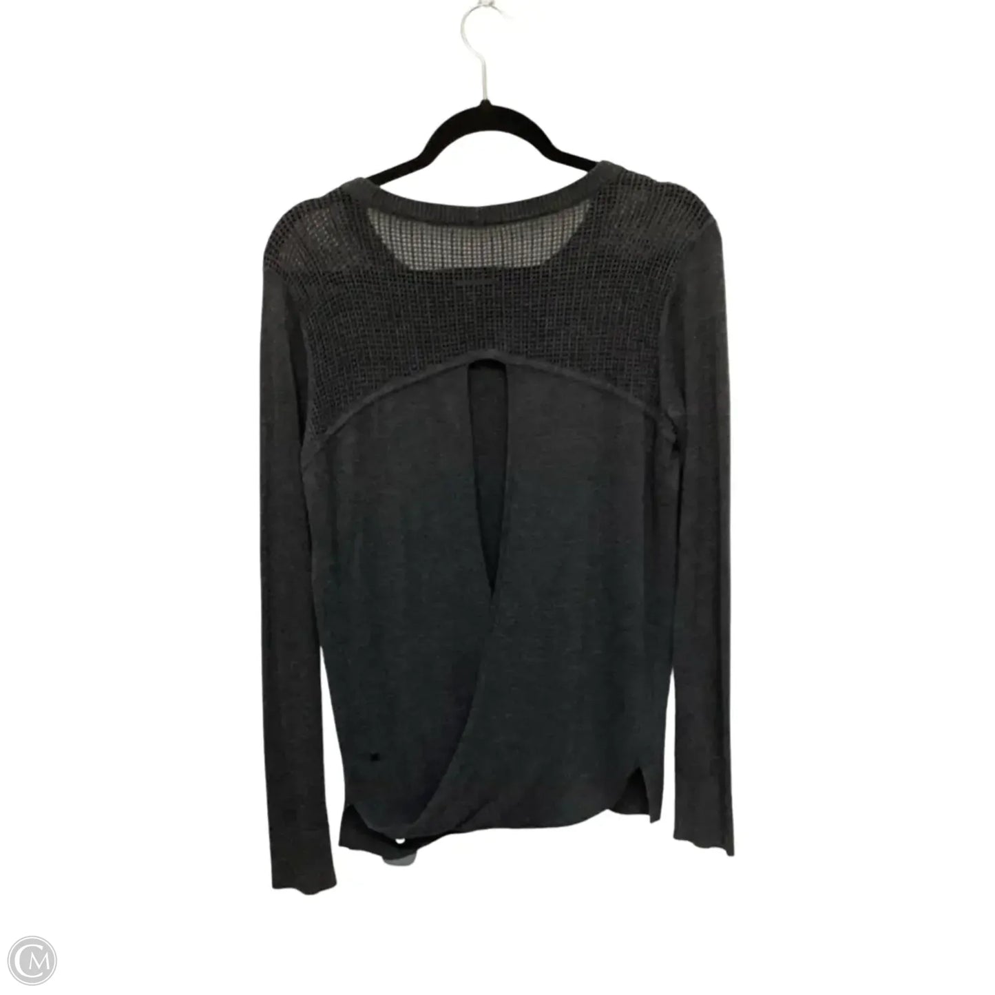 Top Long Sleeve By Lululemon In Grey, Size: S