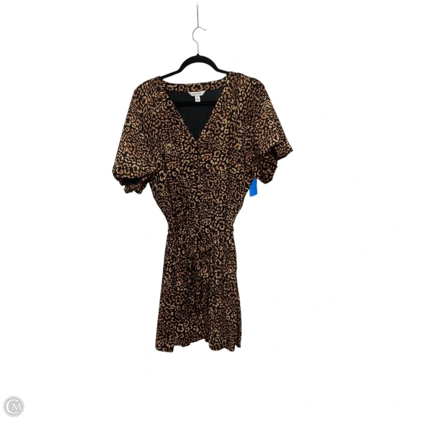Dress Casual Short By Nine West Apparel In Animal Print, Size: Xl