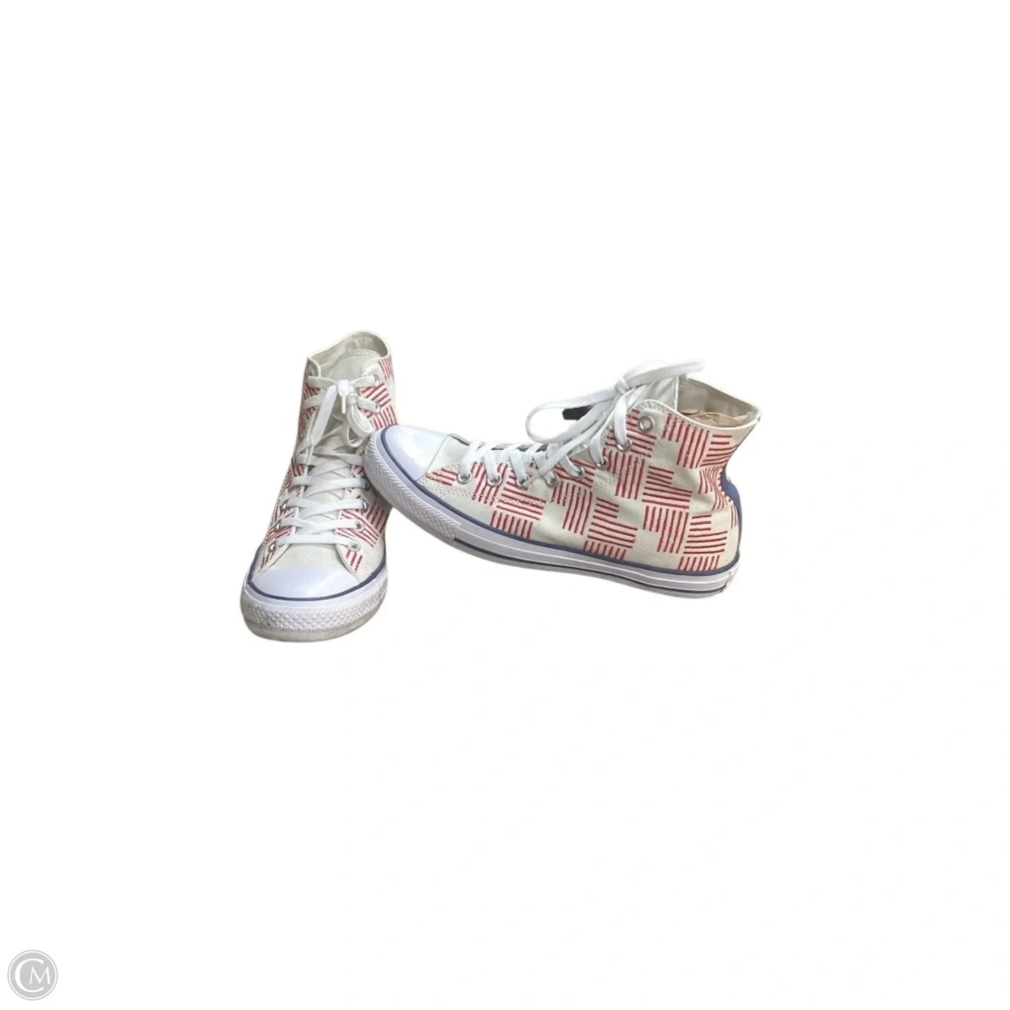 Shoes Sneakers By Converse In Cream & Red, Size: 11