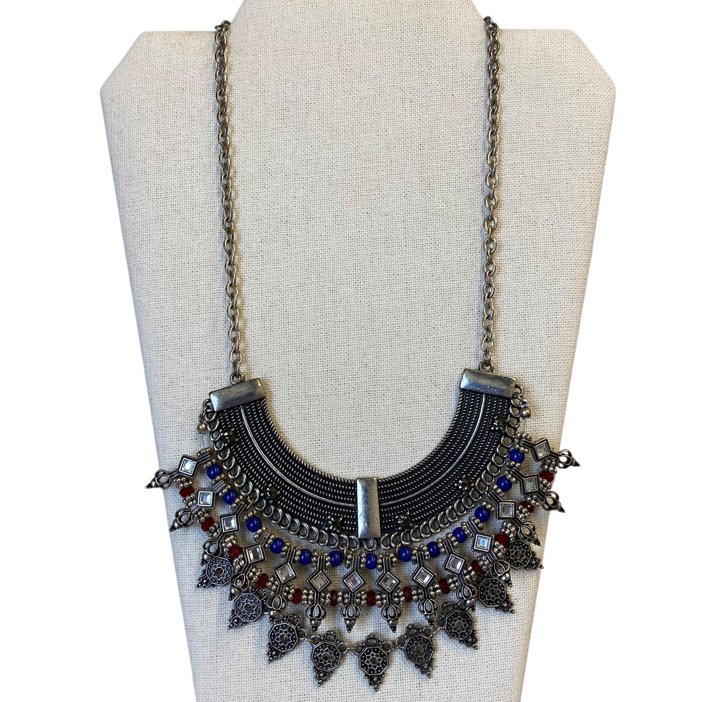 Necklace Statement In Silver