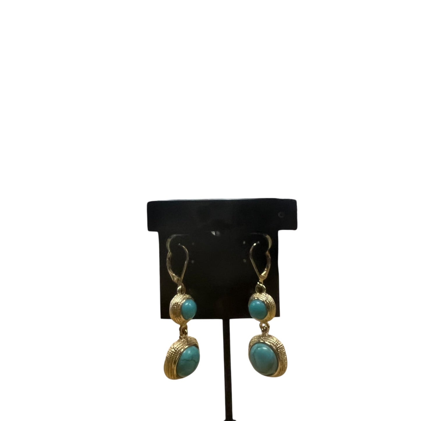 Earrings Dangle/Drop By Charming Charlie In Teal