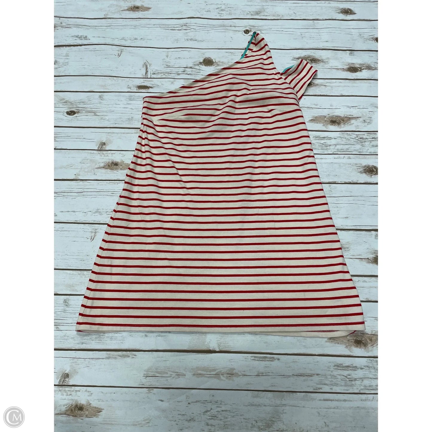 Top Short Sleeve By Anthropologie In Striped Pattern, Size: M