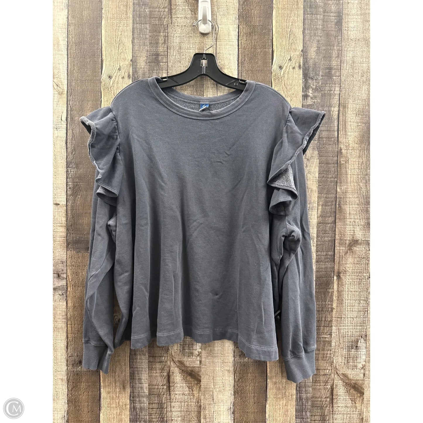 Top Long Sleeve By Old Navy In Navy, Size: 2x