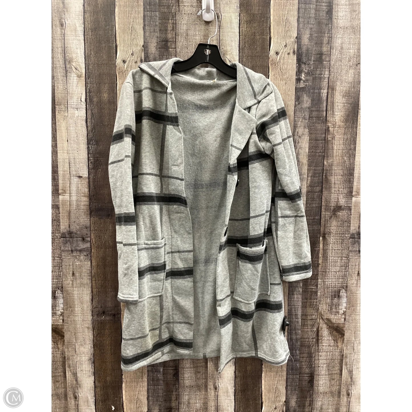 Jacket Shirt By Cmf In Plaid Pattern, Size: Xl