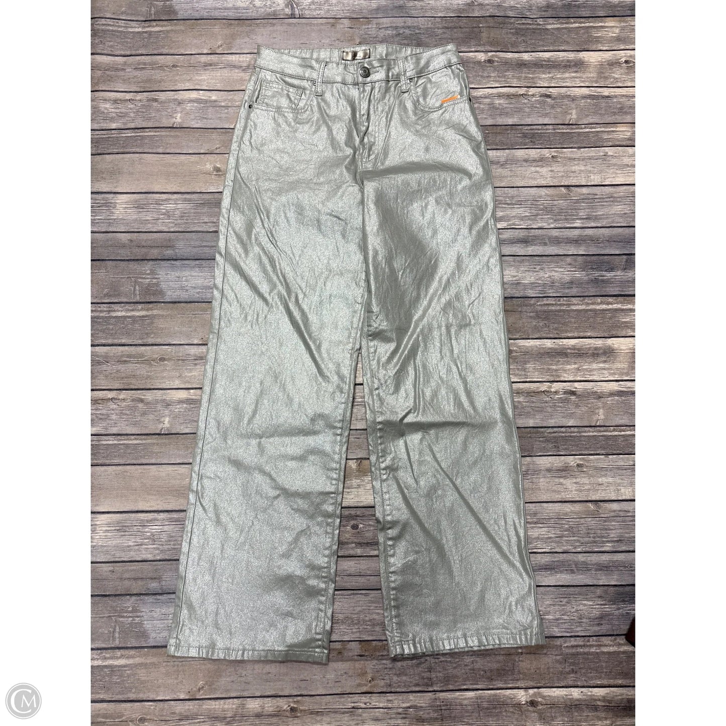Jeans Wide Leg By Kut In Silver, Size: 8