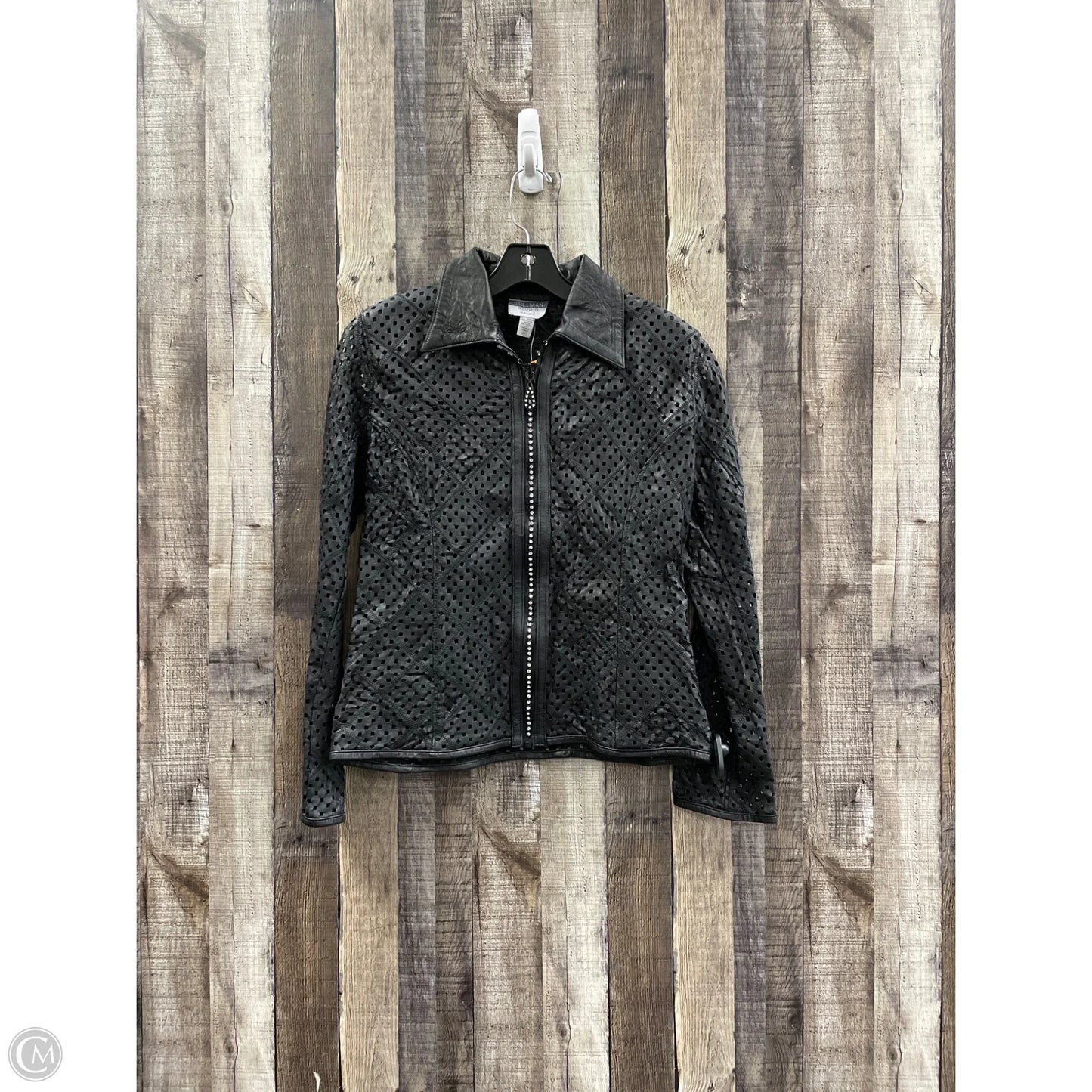 Jacket Leather By Cmf In Black, Size: M