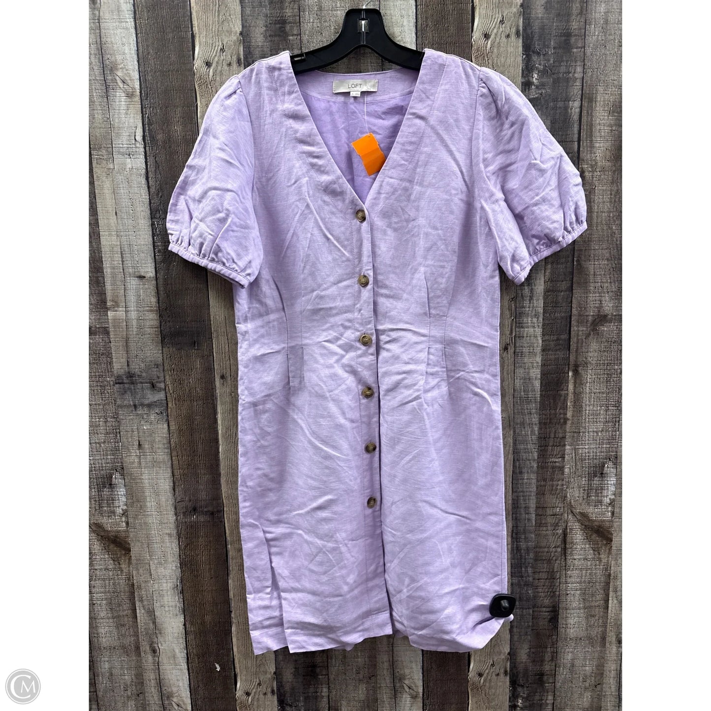 Dress Casual Short By Loft In Purple, Size: 6