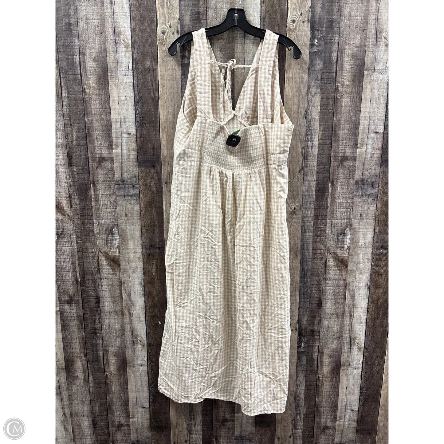Dress Casual Maxi By Old Navy In Plaid Pattern, Size: 2x