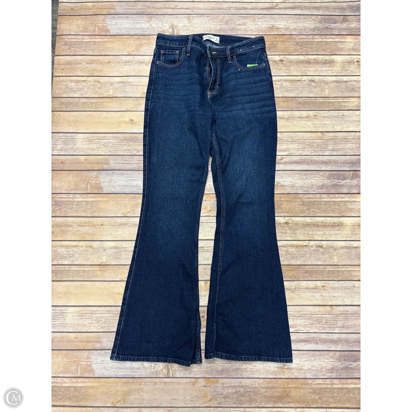 Jeans Flared By Abercrombie And Fitch In Blue, Size: 6