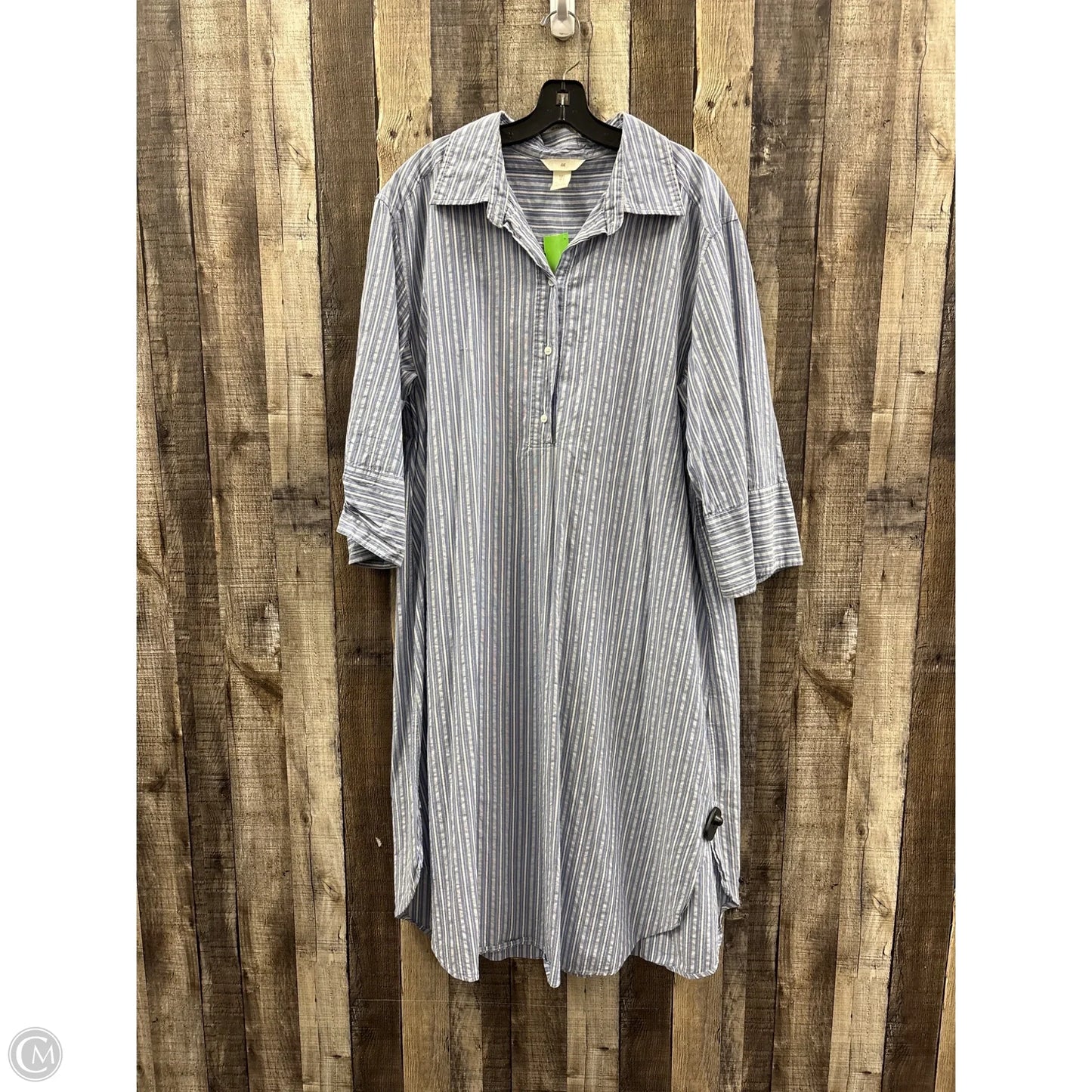 Dress Casual Maxi By H&m In Striped Pattern, Size: L