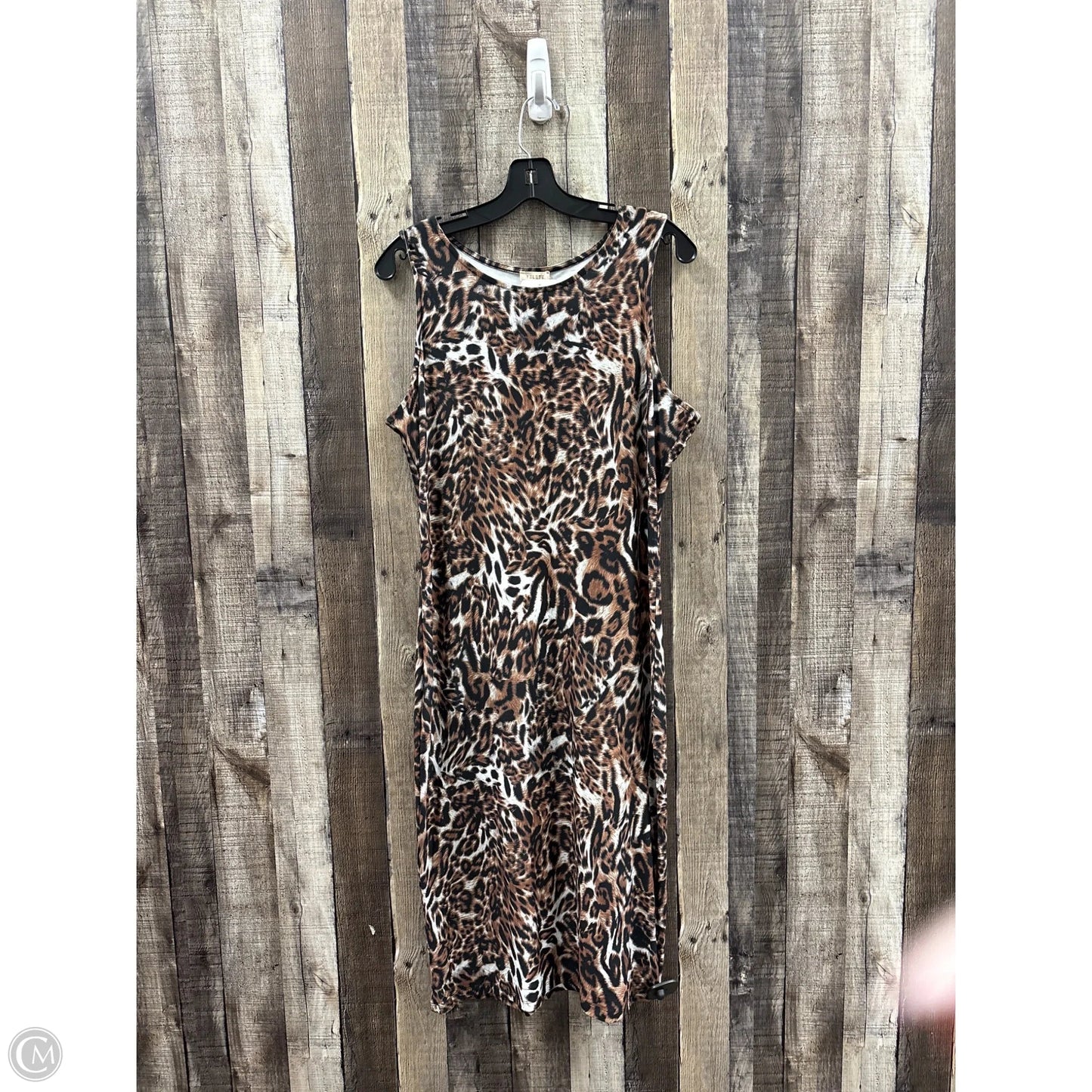 Dress Casual Maxi By Yelete In Animal Print, Size: 3x