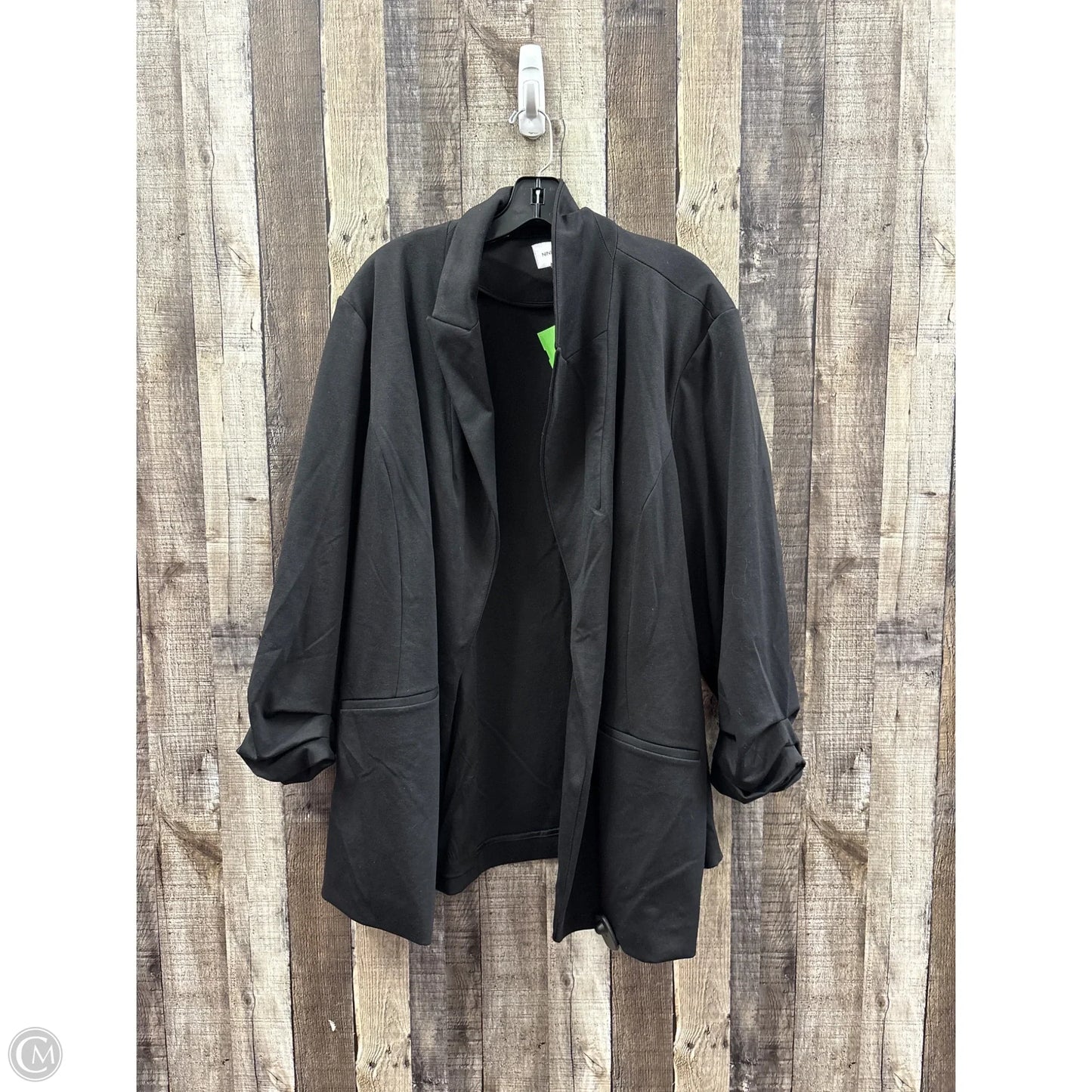 Blazer By Nine West In Black, Size: 3x