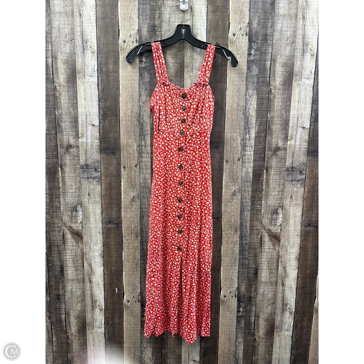 Dress Casual Midi By Japna In Red, Size: Xs