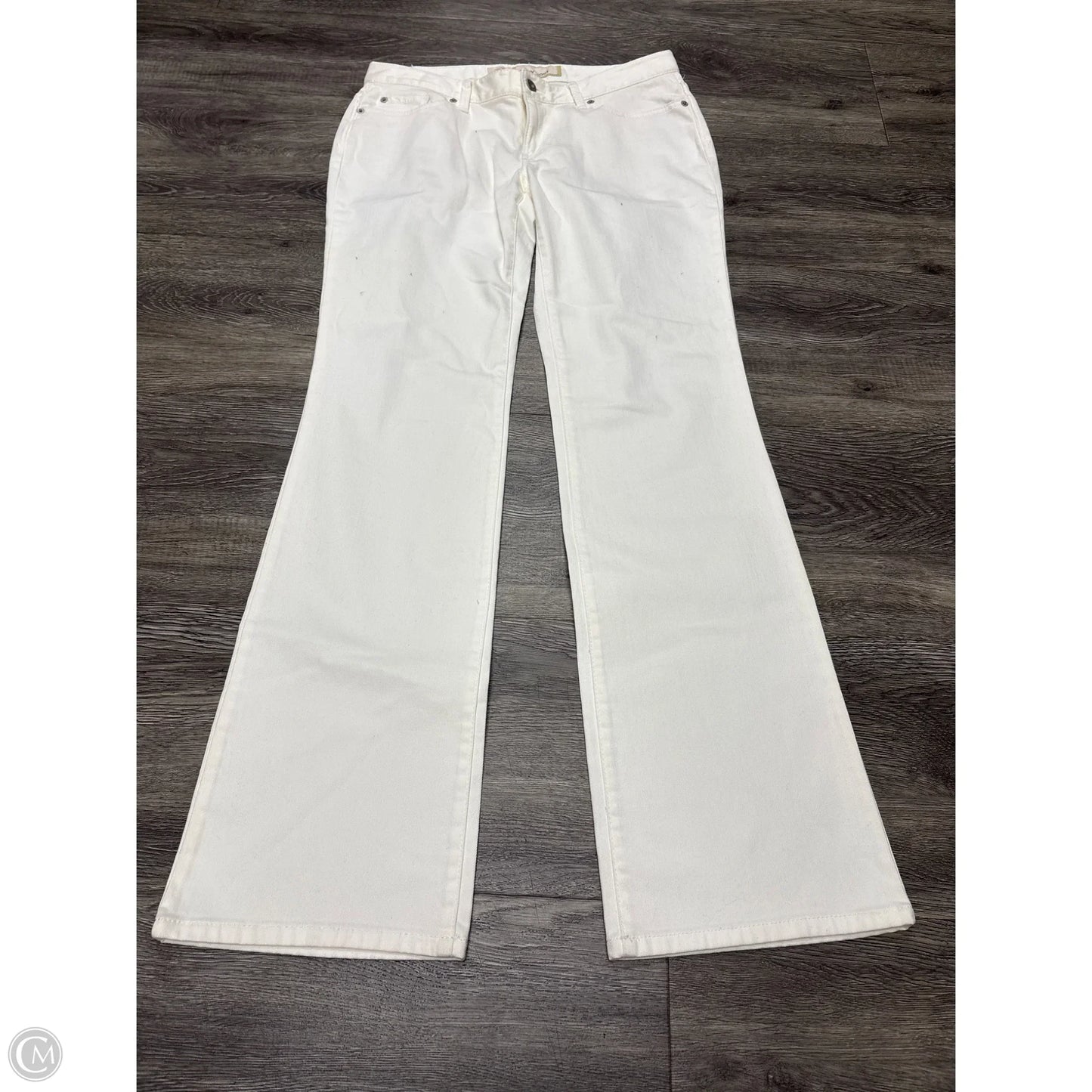 Jeans Boot Cut By Loft In Cream, Size: 6