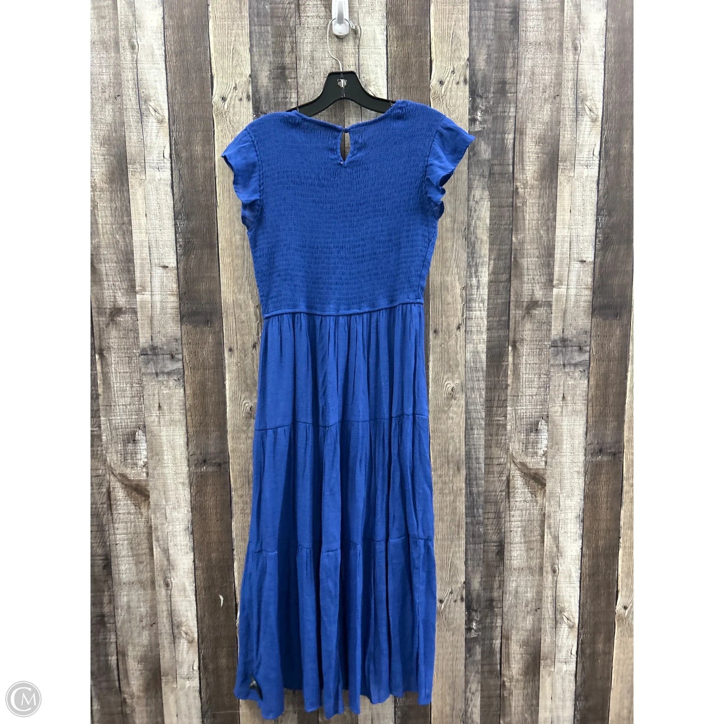 Dress Casual Midi By Blu Pepper In Blue, Size: L