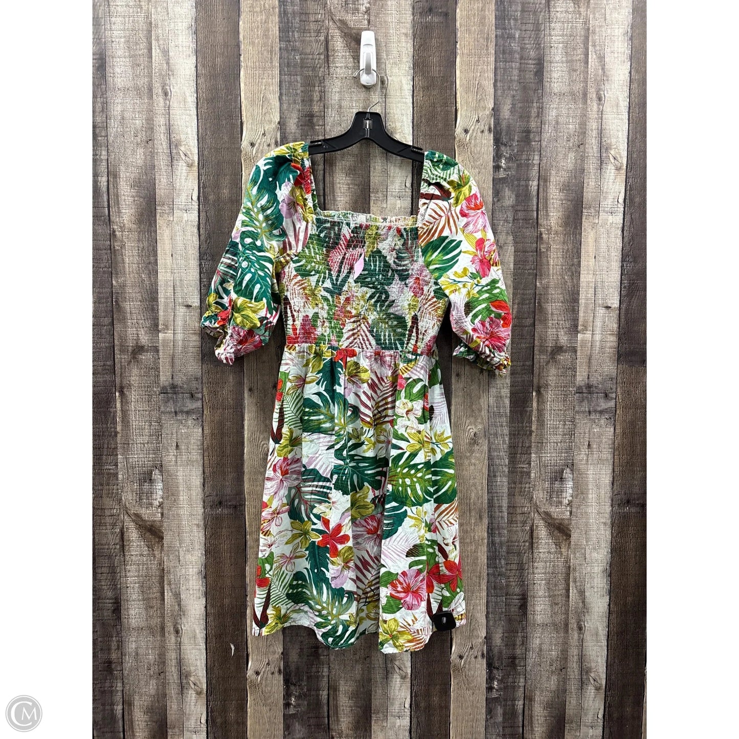 Dress Casual Short By Cme In Floral Print, Size: Xl
