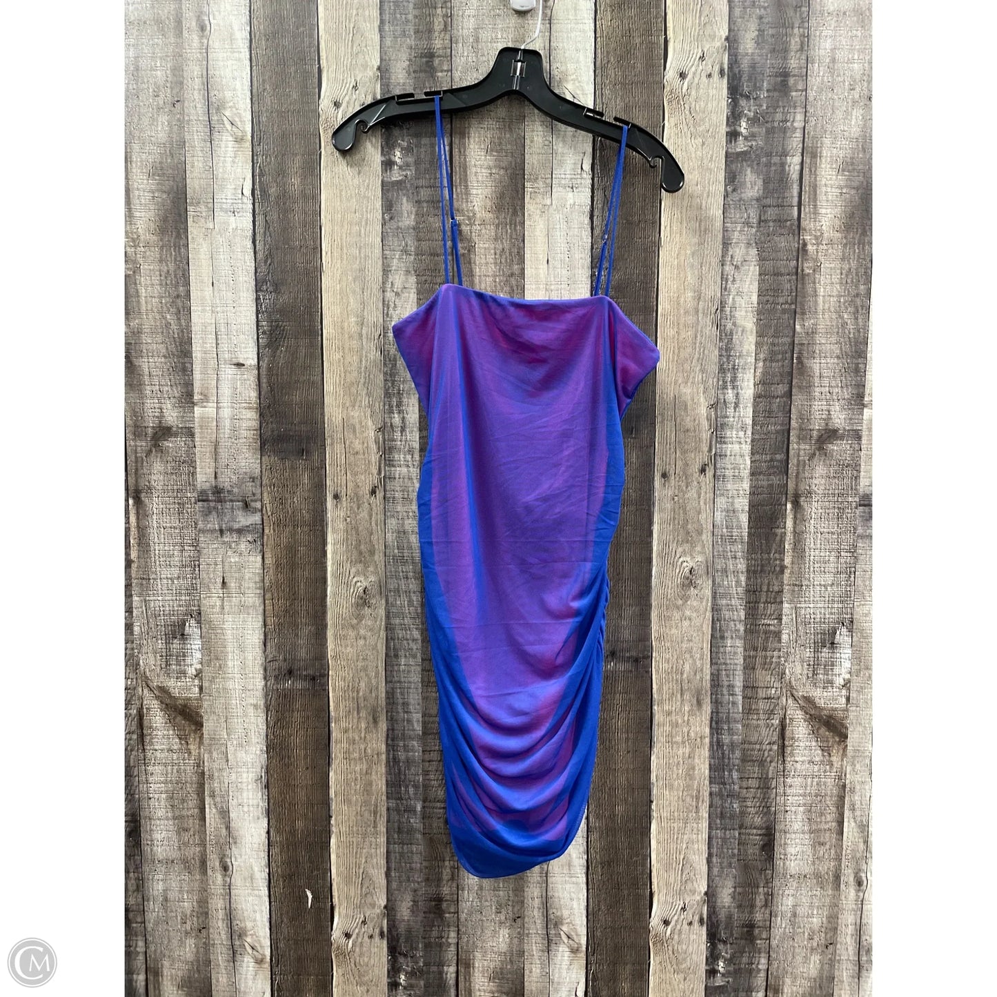 Dress Party Midi By Fashion Nova In Purple, Size: Xl