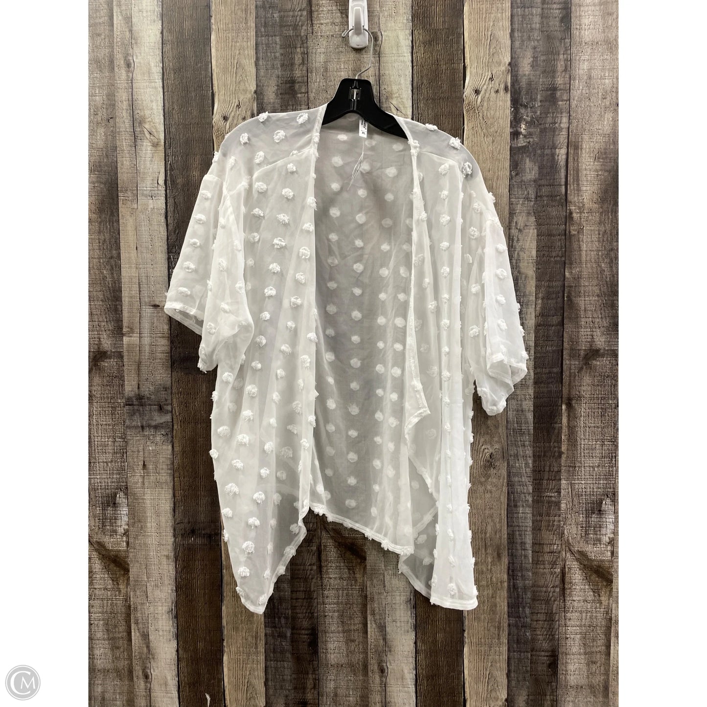 Swimwear Cover-up By Cme In White, Size: Xl