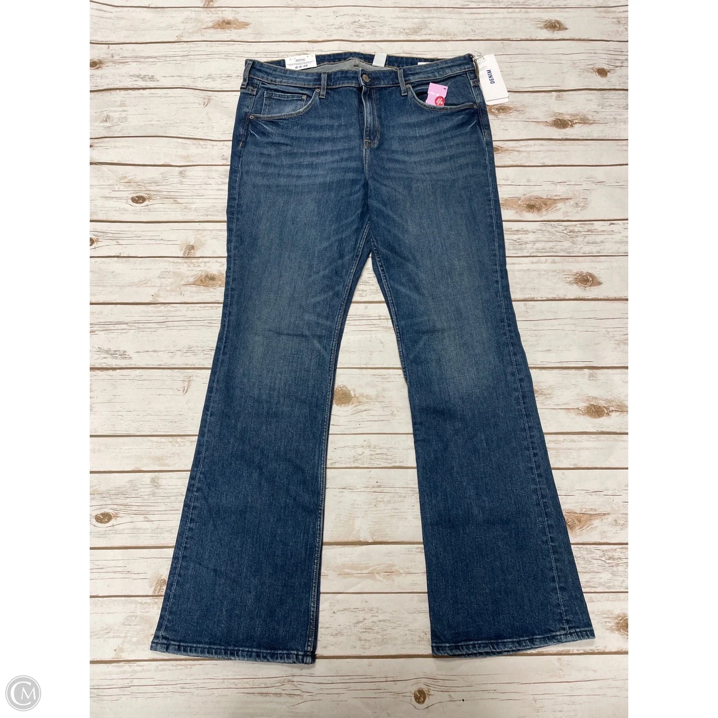 Jeans Boot Cut By H&m In Blue, Size: 18