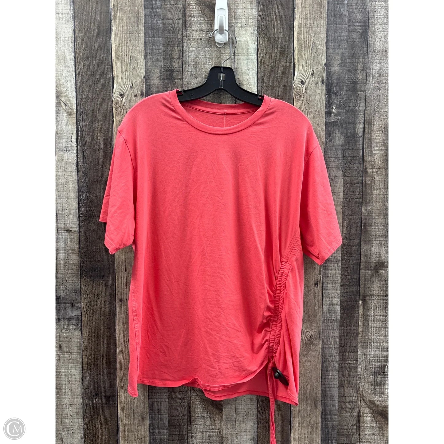 Top Short Sleeve By Lululemon In Red, Size: L