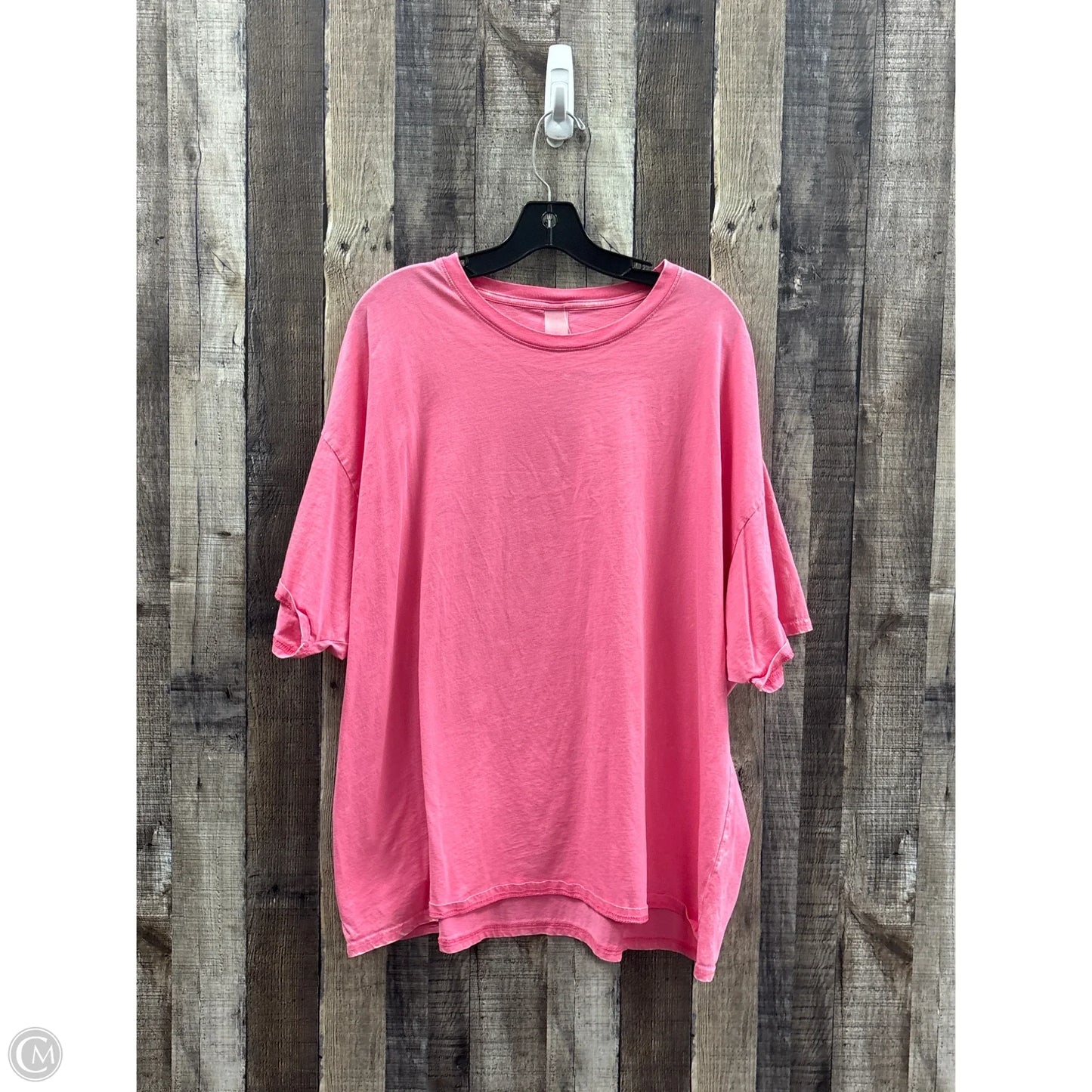 Top Short Sleeve By As Revival In Pink, Size: L