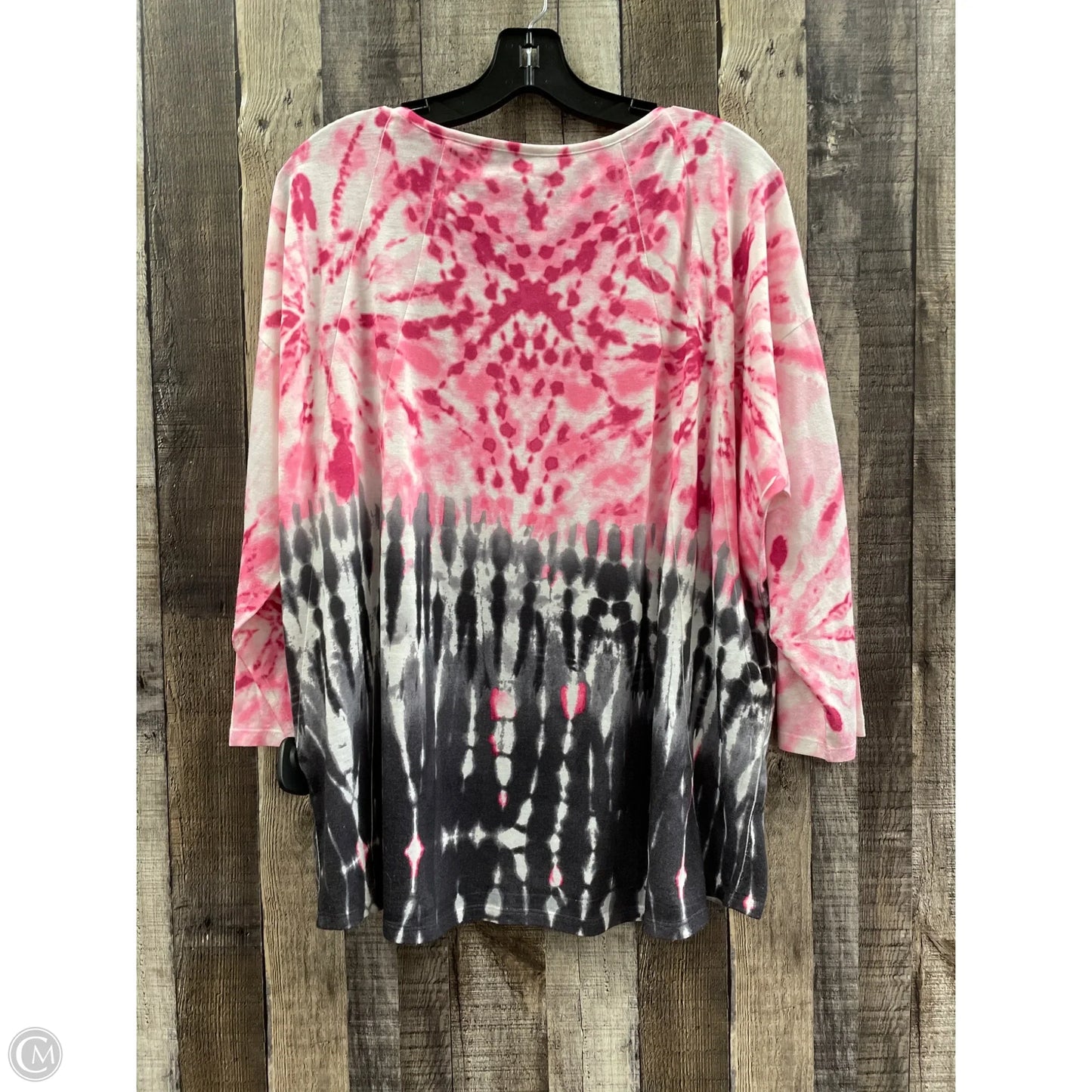 Top Long Sleeve By Style And Co Collection Women In Tie Dye Print, Size: Xl