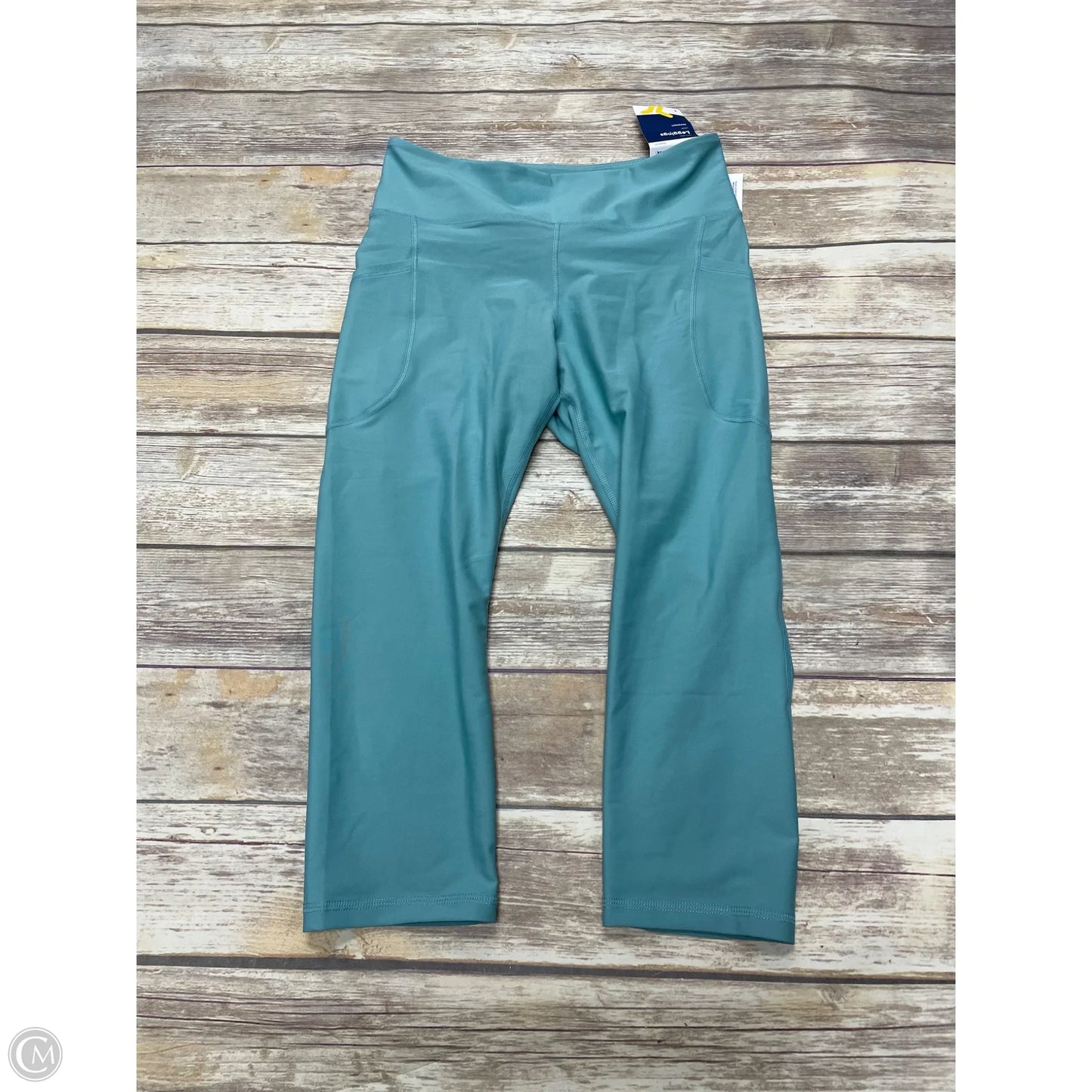Athletic Capris By Old Navy In Green, Size: L