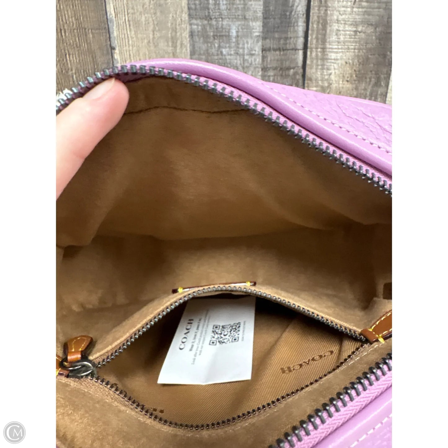 Crossbody Designer By Coach, Size: Medium