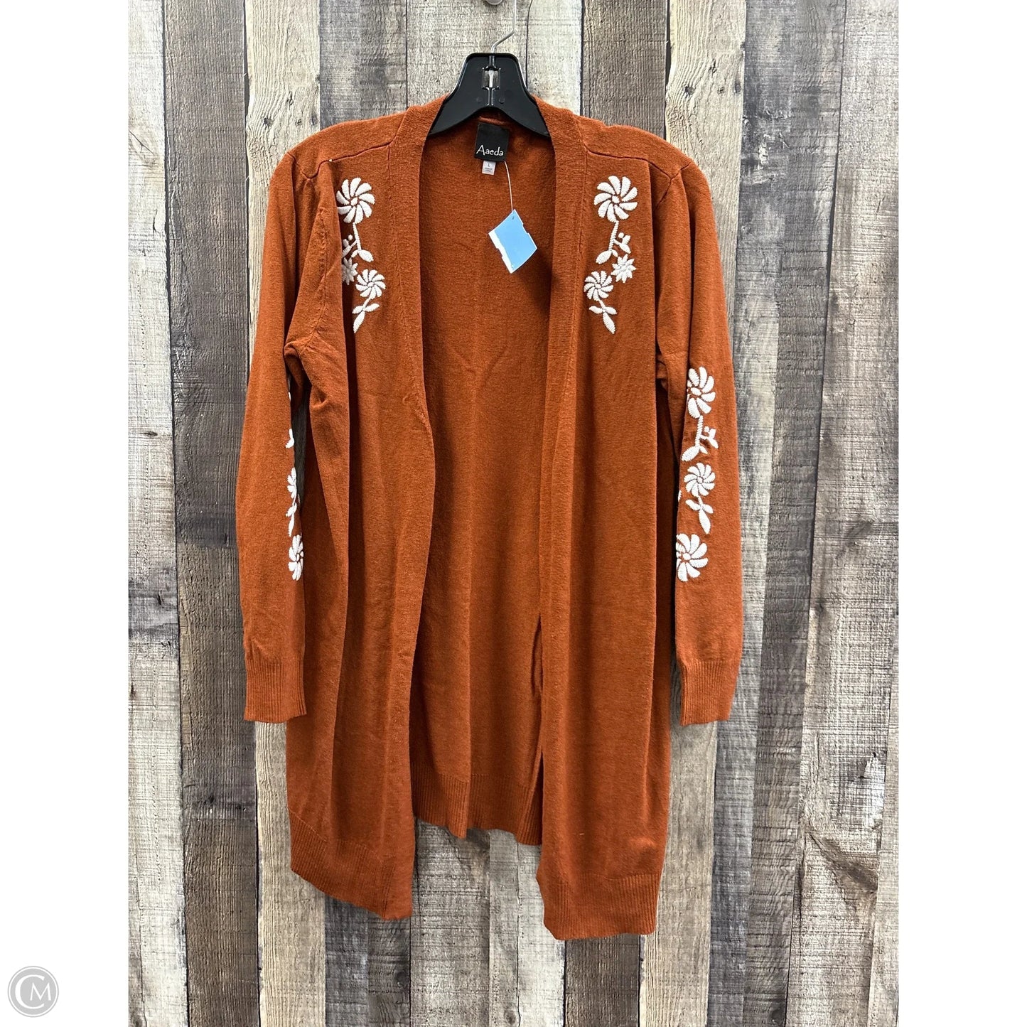 Sweater Cardigan By Aaeda In Ivory, Size: L