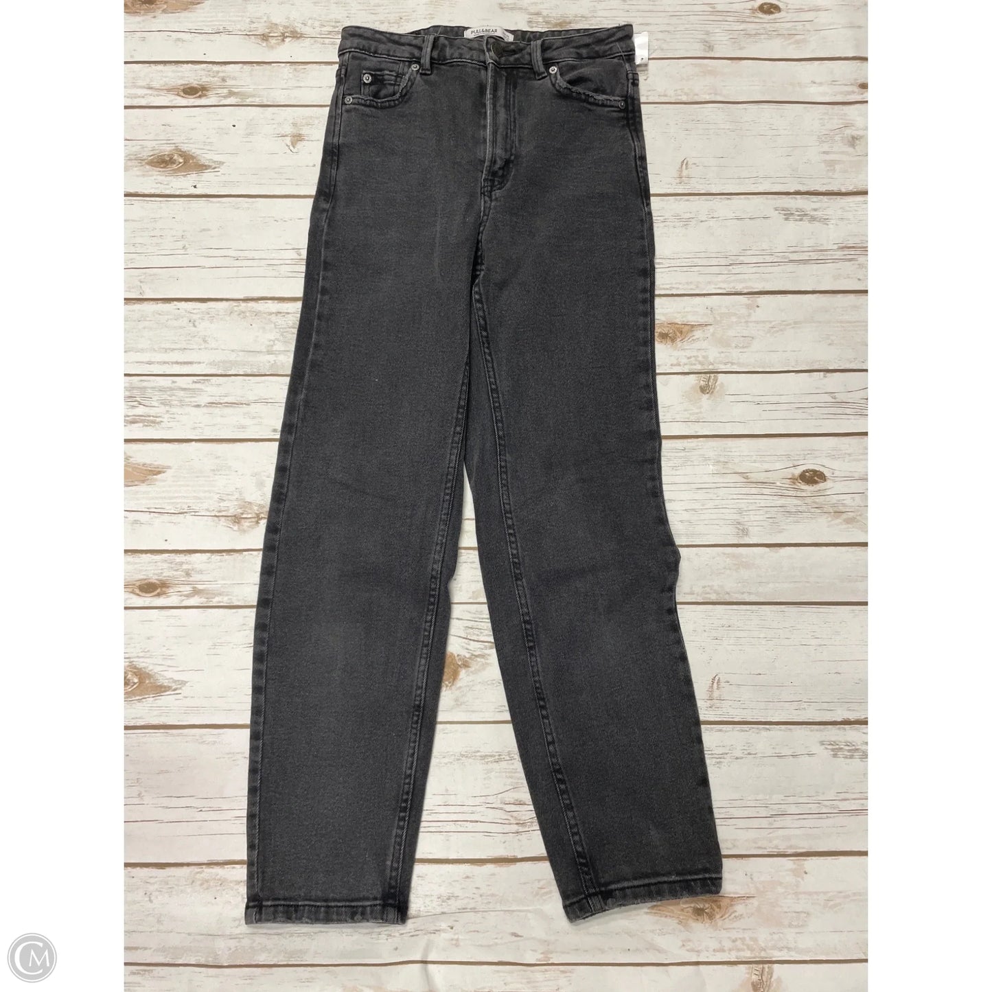Jeans Straight By Cme In Black Denim, Size: 2