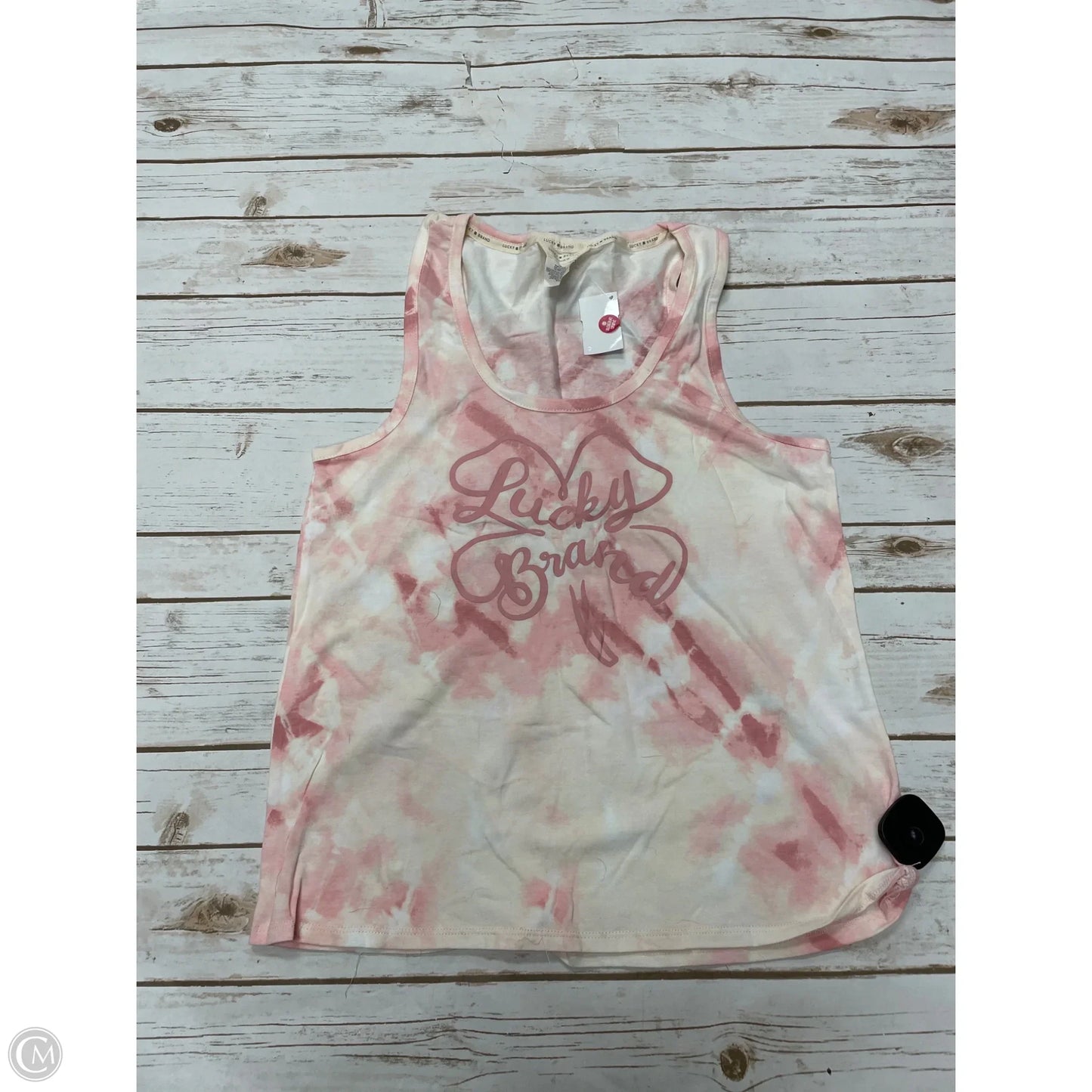 Top Sleeveless By Lucky Brand In Pink, Size: L