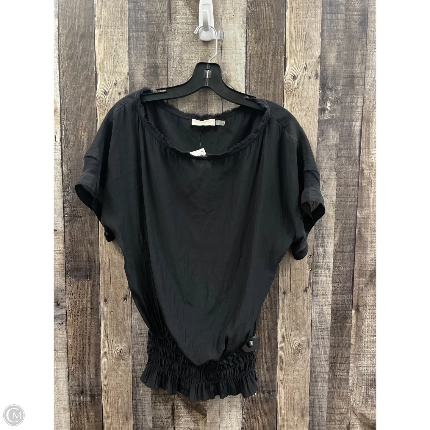 Top Short Sleeve By Ramy Brook In Black, Size: S