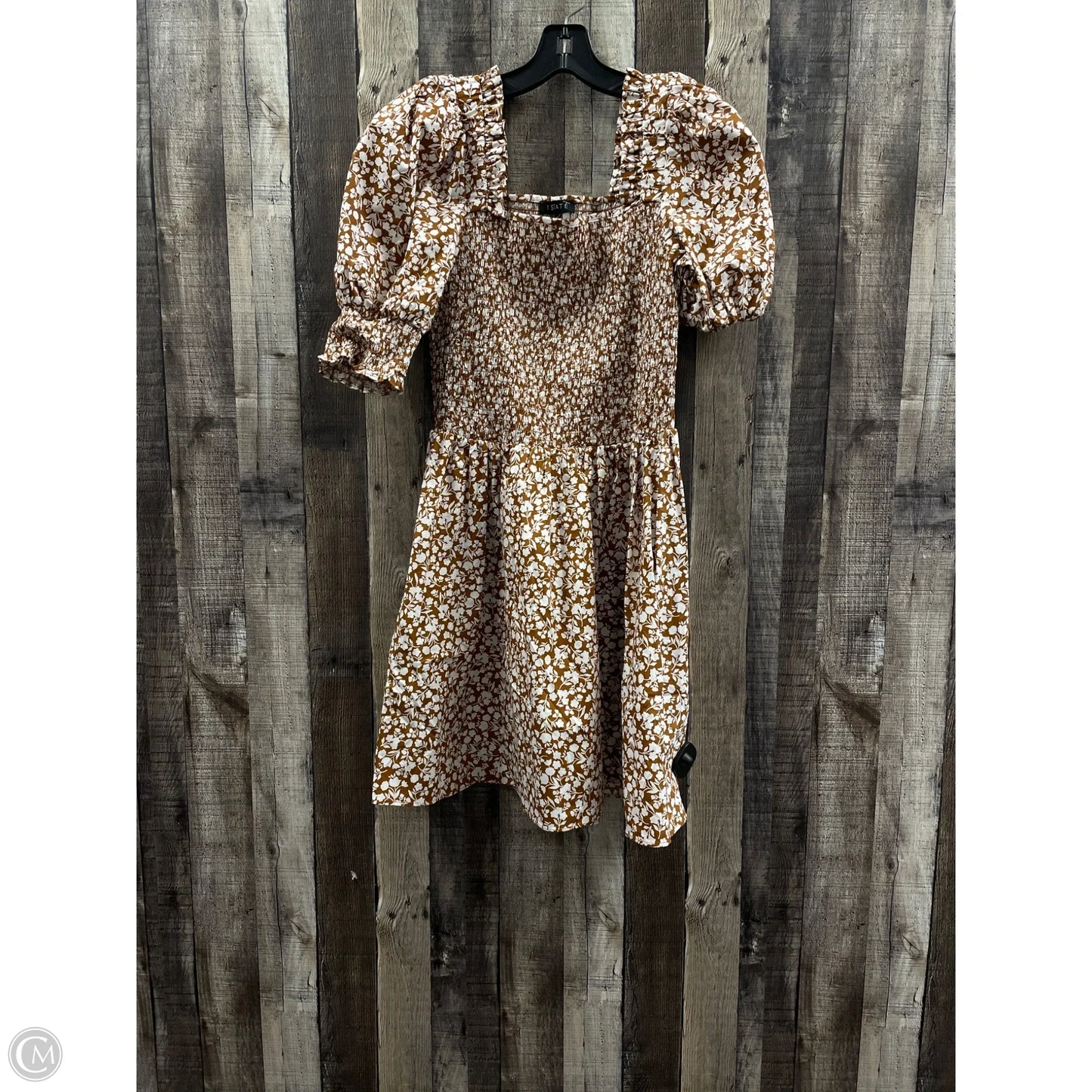 Dress Casual Short By 1.state In Brown & White, Size: L