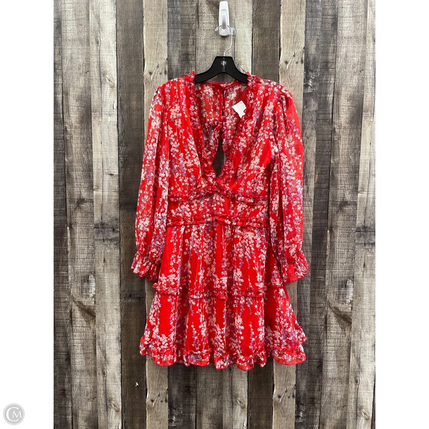 Dress Casual Short By Shein In Red, Size: S
