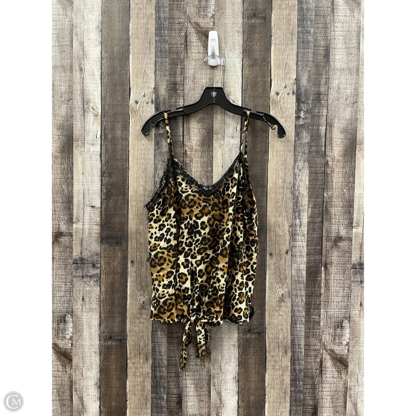 Top Sleeveless By Cme In Animal Print, Size: M