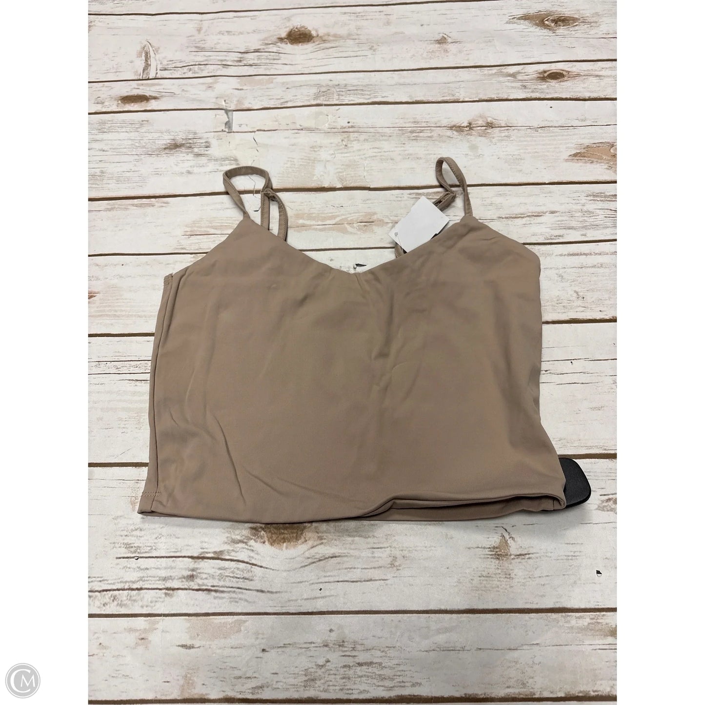 Top Sleeveless By Forever 21 In Tan, Size: M