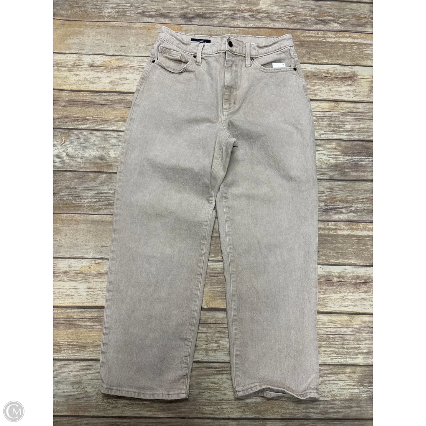 Jeans Straight By Universal Thread In Tan, Size: 10