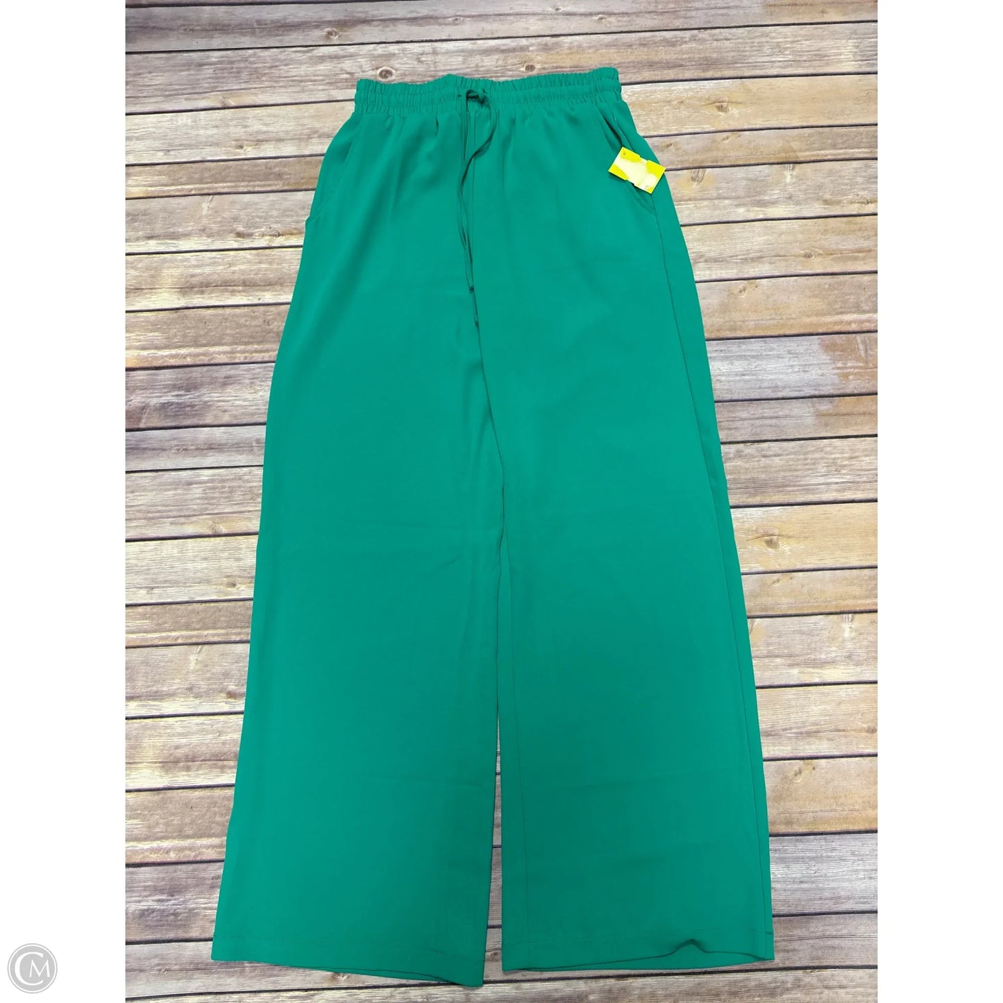 Pants Wide Leg By Melloday In Green, Size: S