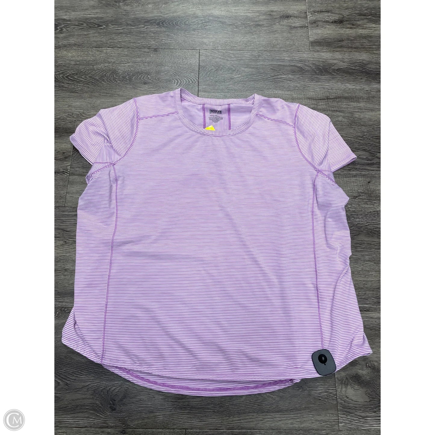 Athletic Top Short Sleeve By Duluth Trading In Purple, Size: 3x